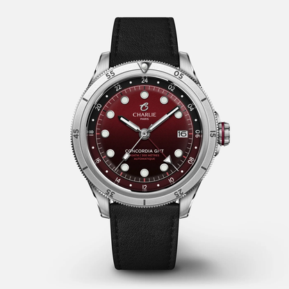 Montre Charlie Paris : Concordia GMT Automatique Bordeaux