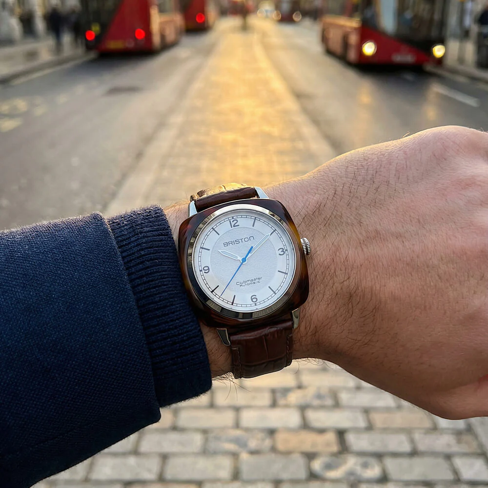 MONTRE BRISTON : CLUBMASTER LEGEND CLASSIC BLANC 25639.SA.T.2.LABR