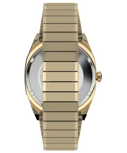 Timex : 1983 E Line automatique vert 34 mm, vue de présentation