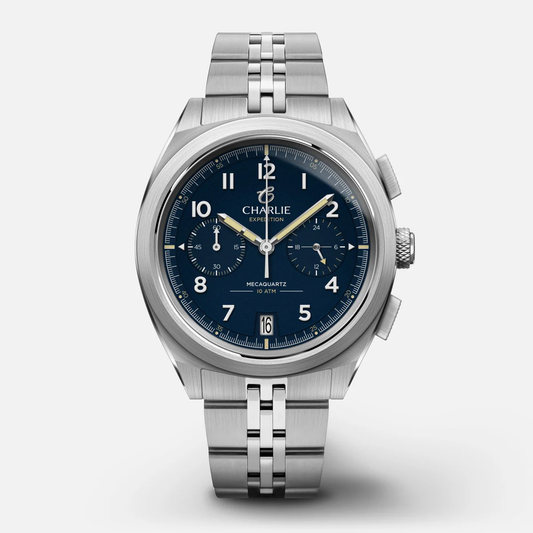 CHARLIE PARIS : GR - CHRONOGRAPHE - BLEU