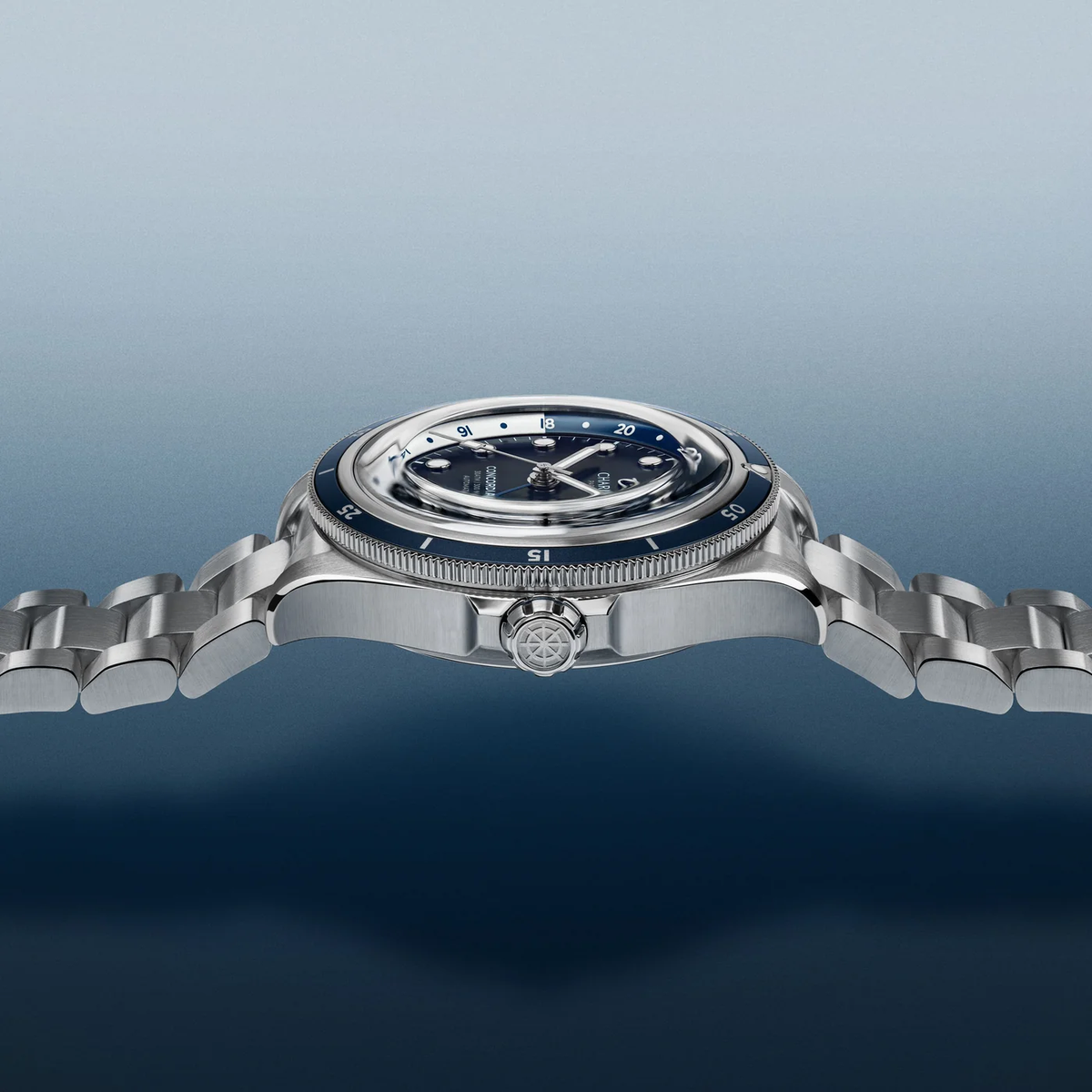 Montre Charlie Paris : Concordia GMT Automatique Bleu Antarctique