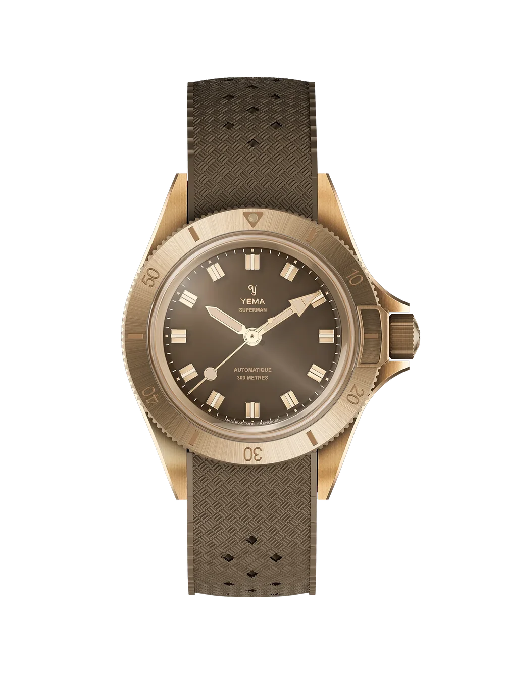 Reloj Yema: Superman Bronce Marrón CMM.10