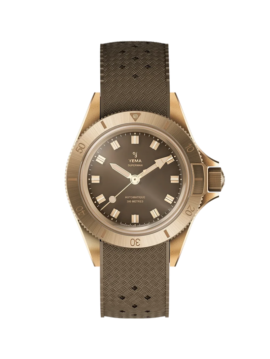 Montre Yema : Superman Bronze Marron CMM.10