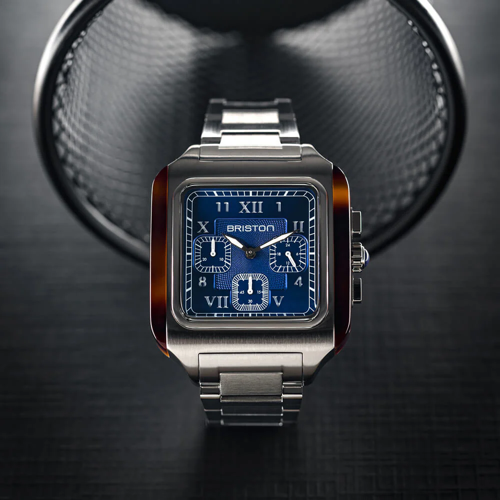 MONTRE BRISTON : STREAMLINER KENNEDY CHRONO BLEU 261838.SA.T.9