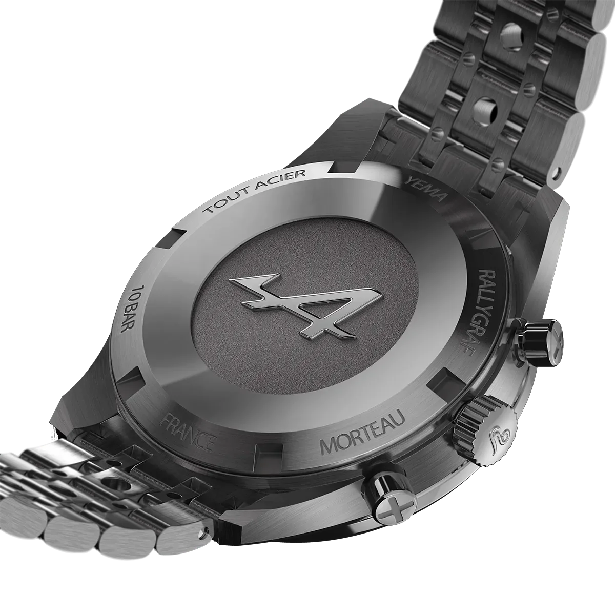 MONTRE YEMA : RALLYGRAF MECAQUARTZ ALPINE BLEU