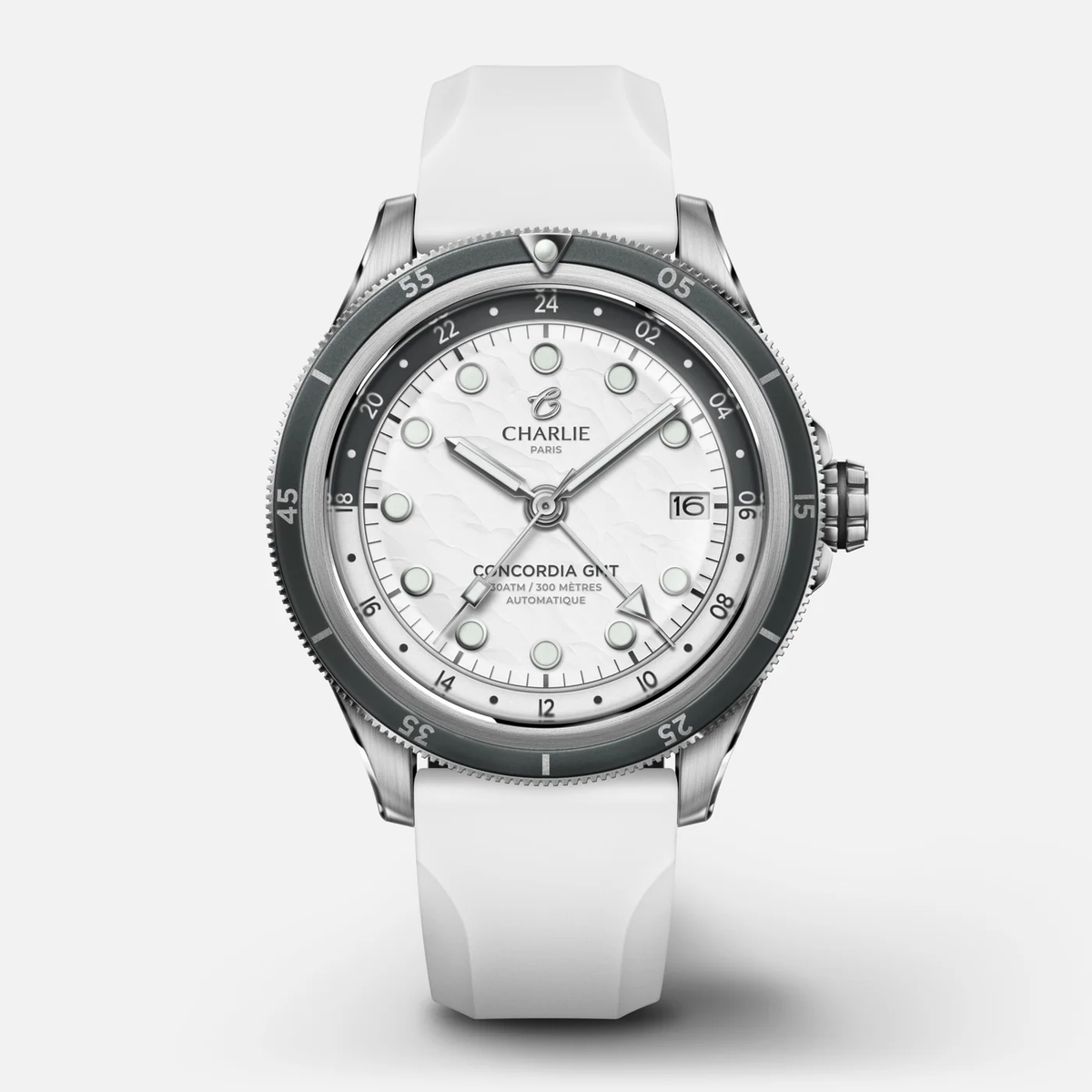 Montre Charlie Paris : Concordia GMT Automatique Toundra