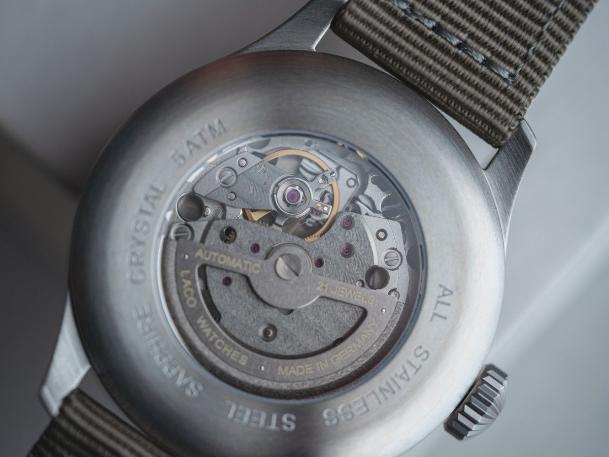 RELOJ LACO: RELOJES DE PILOTO BÁSICOS AUTOMÁTICOS AUGSBURG AZUL