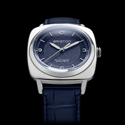MONTRE BRISTON : CLUBMASTER LEGEND CLASSIC ACIER & BLEU 25639.PS.L.15.LANV
