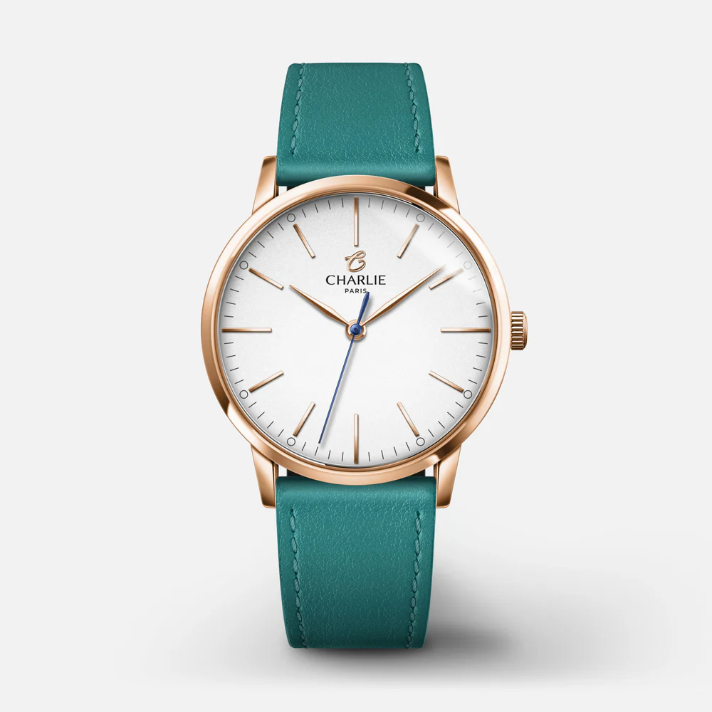 MONTRE CHARLIE PARIS : SULLY 35 QUARTZ OR ROSE