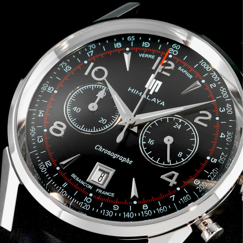 RELOJ LIP: HIMALAYA 40MM CRONÓGRAFO NEGRO 671592