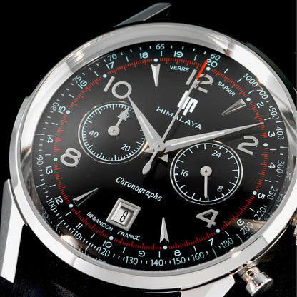 RELOJ LIP: HIMALAYA 40MM CRONÓGRAFO NEGRO 671592
