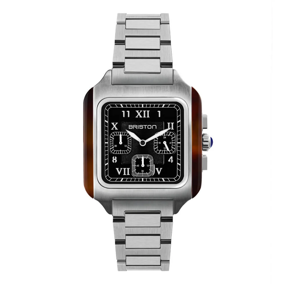 RELOJ BRISTON: STREAMLINER KENNEDY CHRONO NEGRO 251838.SA.T.1