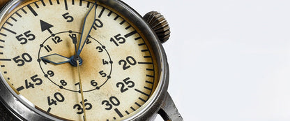 RELOJ LACO: PILOT WATCH ORIGINAL ERBSTÜCK BLANCO