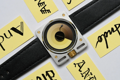 Montre AndoAndoAndo : Vinyl Record Automatique Timezones