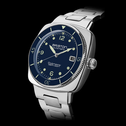 MONTRE BRISTON : CLUBMASTER LEGEND DIVER ACIER & BLEU 241740.PS.LD.15