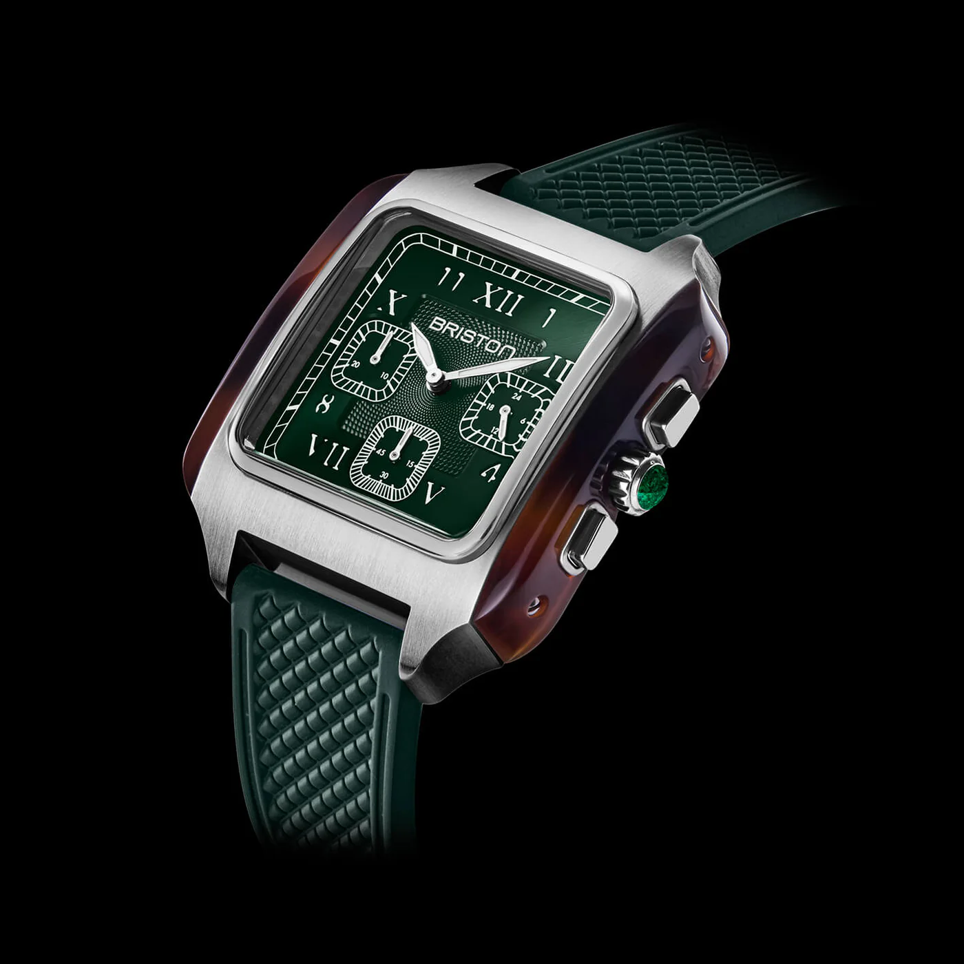 RELOJ BRISTON: STREAMLINER KENNEDY CHRONO VERDE 261838.SA.T.10