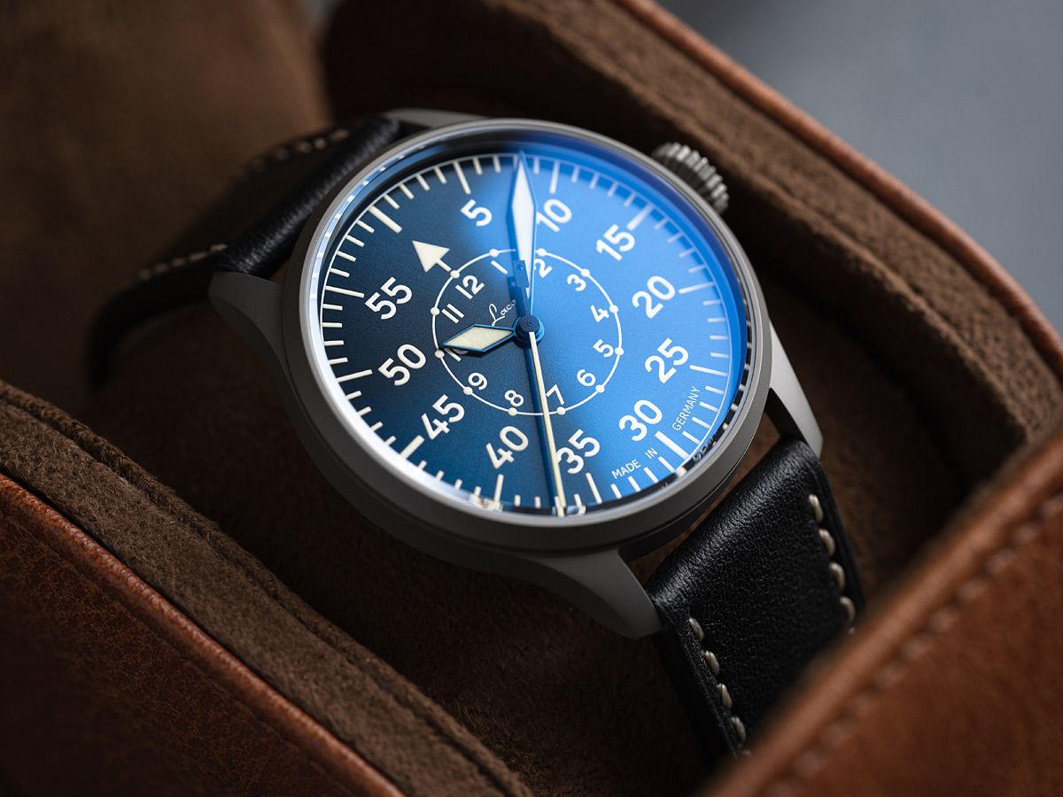 MONTRE LACO : FLIEGER KARLSRUHE PRO AUTOMATIQUE BLEU
