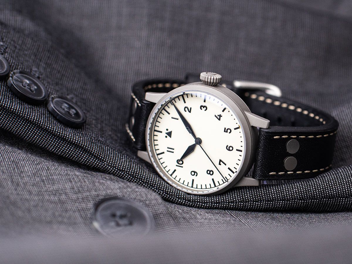 RELOJ LACO: PILOT WATCH ORIGINAL BLANCO