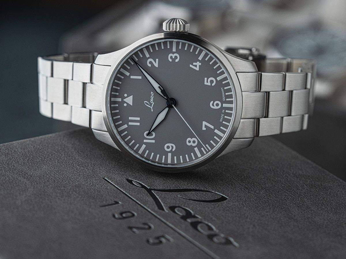 RELOJ LACO: PILOT WATCHES BASIC AUTOMÁTICO AUGSBURG GRIS