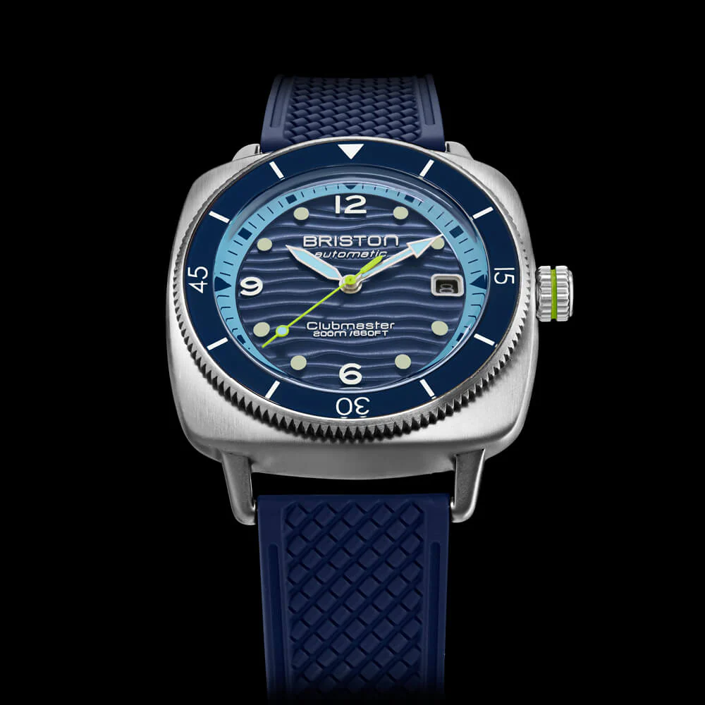 MONTRE BRISTON : CLUBMASTER LEGEND DIVER OCEAN BLEU 261740.S.LD.15.FNB