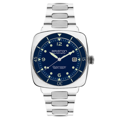 MONTRE BRISTON : CLUBMASTER LEGEND DIVER ACIER & BLEU 241740.PS.LD.15
