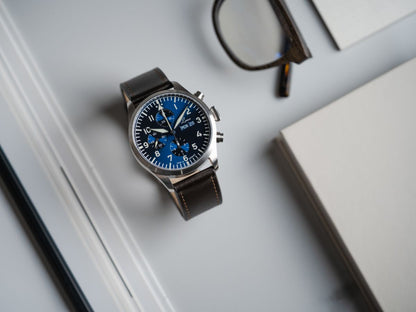 MONTRE LACO : CHRONOGRAPHE AUTOMATIQUE KIEL.2 BLEU