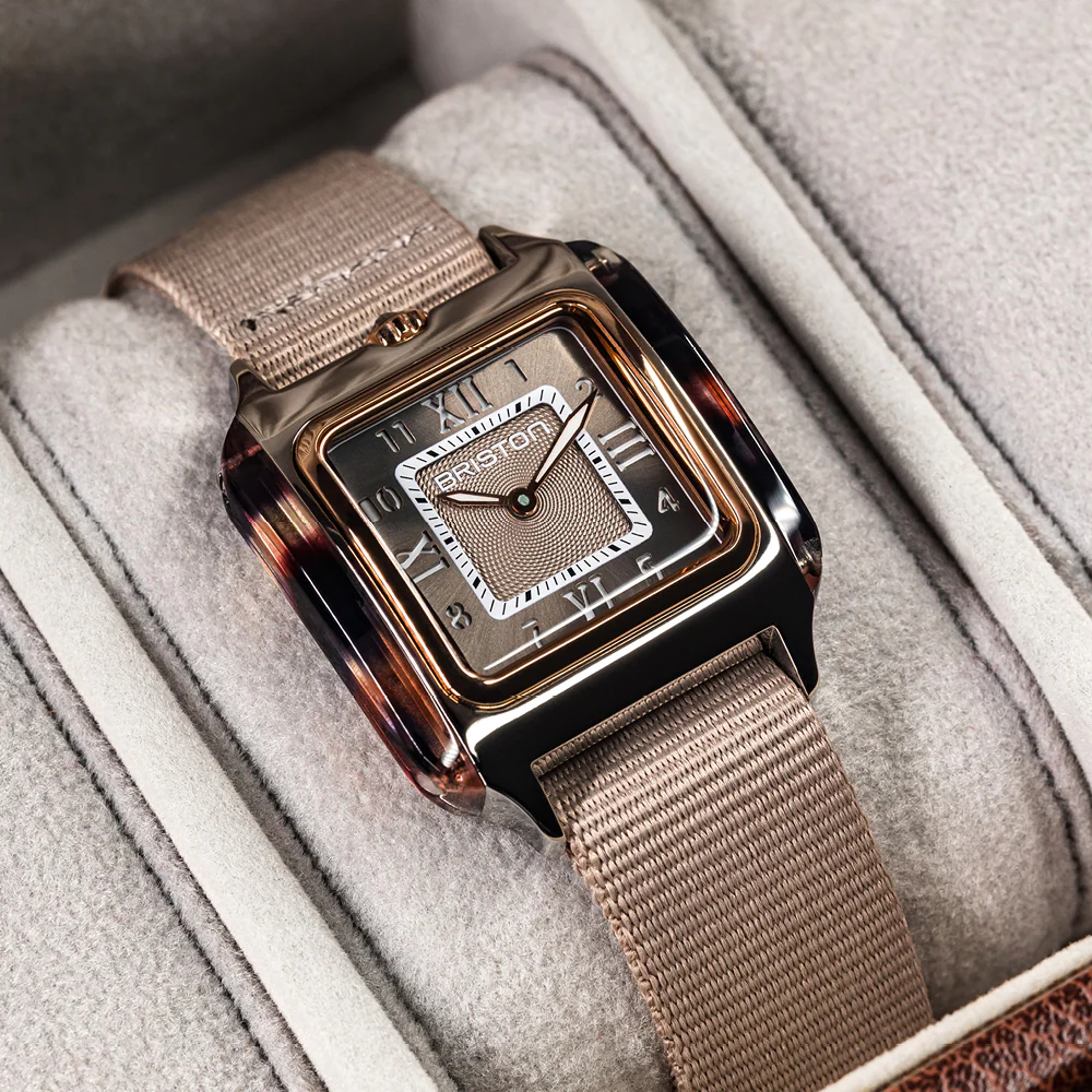 MONTRE BRISTON : STREAMLINER KENNEDY SPRING OR ROSE & TAUPE 262030.PRA.UBR.30.NT