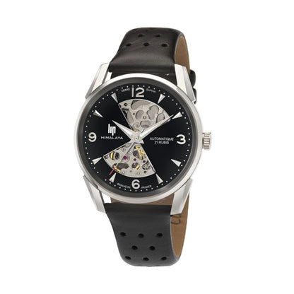 MONTRE LIP : HIMALAYA AUTOMATIQUE NOIR 40 MM SABLIER 671573