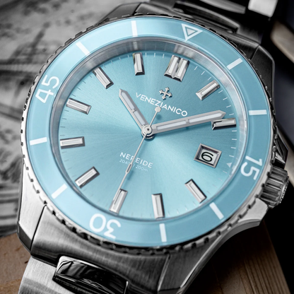Montre Venezianico : Nereide Bleu Glacier 42 mm 3321515C
