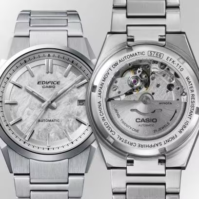 MONTRE CASIO : ÉDIFICE AUTOMATIQUE BLANC EFK-110D-7A