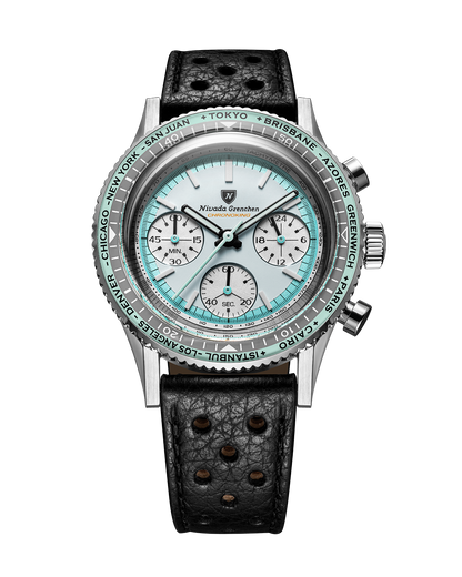 Reloj Nivada Grenchen: Chronoking Summer Edition Mecaquartz Gris