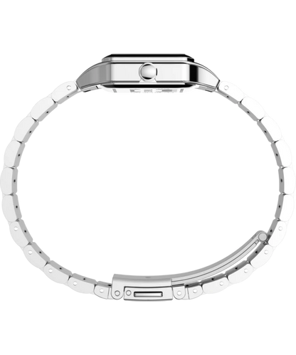 Timex : Addison argenté blanc 23 mm, vue de présentation
