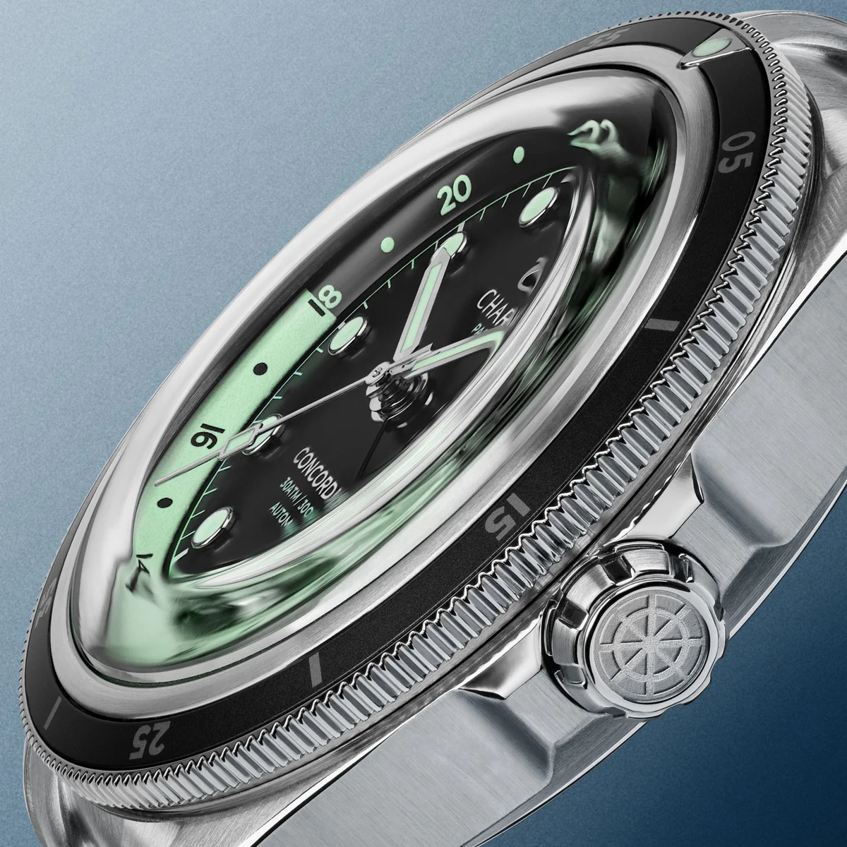 Montre Charlie Paris : Concordia GMT Automatique Noir