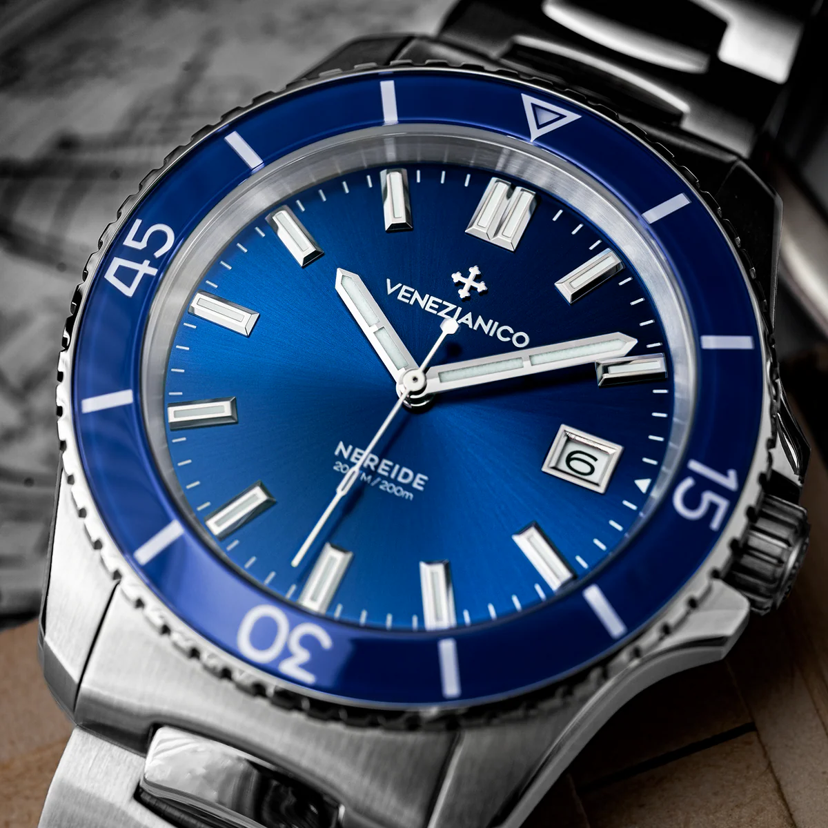 Reloj Venezianico: Nereide Azul 42 mm 3321512C