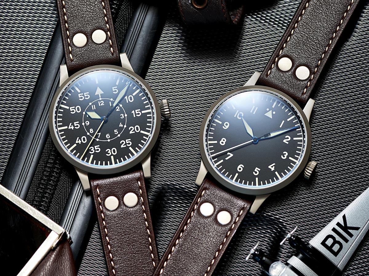RELOJ LACO: PILOT WATCH ORIGINAL NEGRO