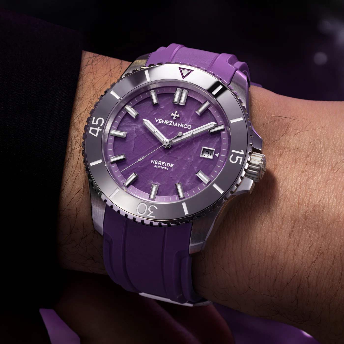 VENEZIANICO : NEREIDE AMETISTA 42 MM