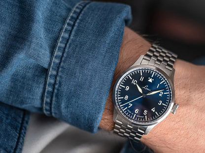 RELOJ LACO: FLIEGER STUTTGART PRO AUTOMÁTICO AZUL