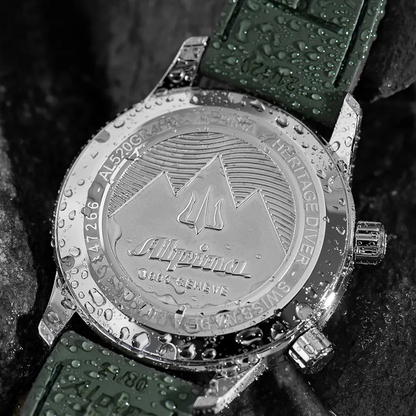 MONTRE ALPINA : HERITAGE SEASTRONG DIVER 300 VERT AL-520GR4H6