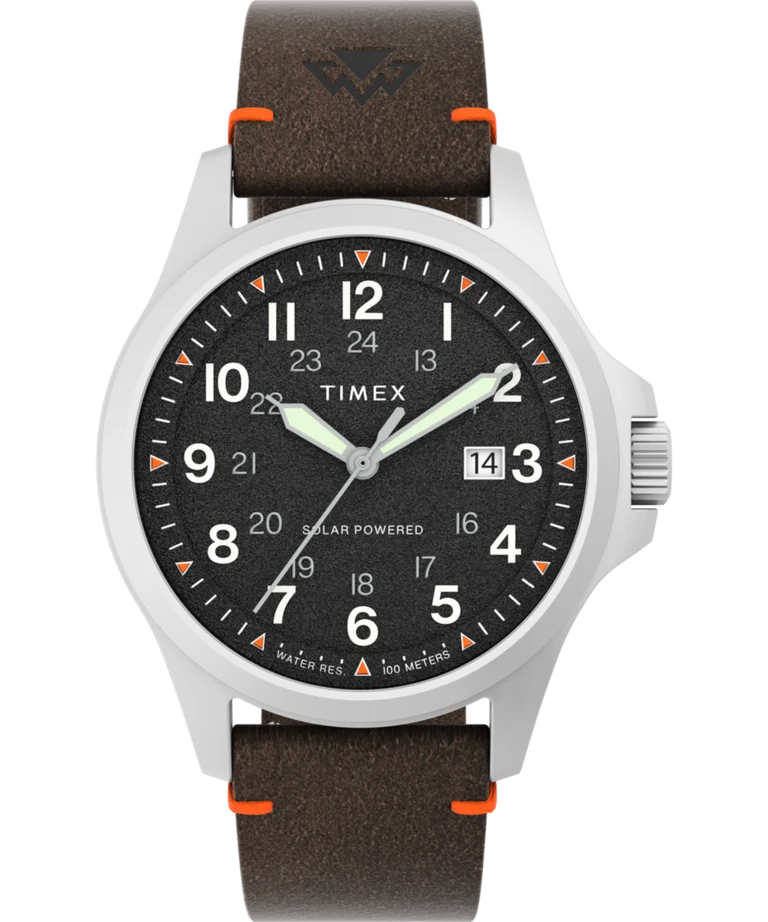 Timex : Expedition Field Solar noir 41 mm, vue de face