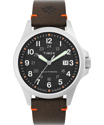 Timex : Expedition Field Solar noir 41 mm, vue de face
