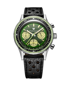 Montre Nivada Grenchen : Chronoking Summer Edition Mecaquartz Vert
