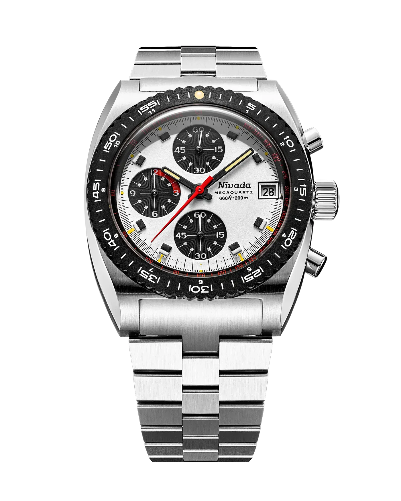 Nivada Grenchen Watch: Autochron Mecaquartz Panda