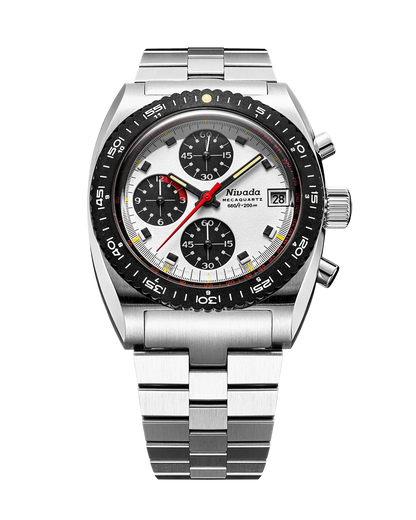 Nivada Grenchen Watch: Autochron Mecaquartz Panda