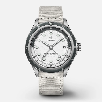 Montre Charlie Paris : Concordia GMT Automatique Toundra