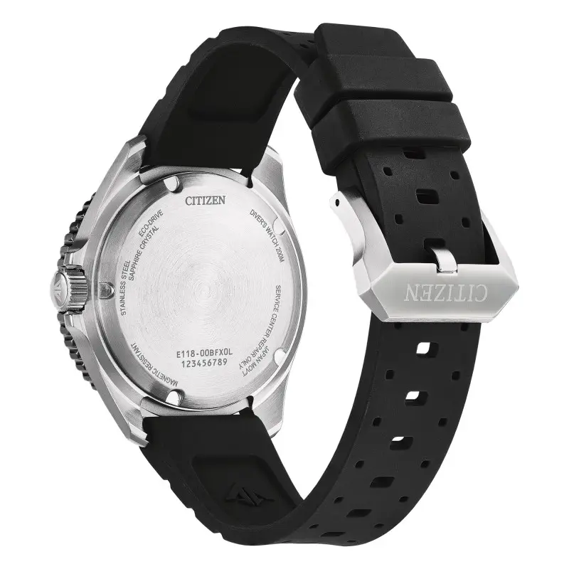 Montre Citizen : Promaster Marine Eco-Drive Diver Noire BN0266-07E