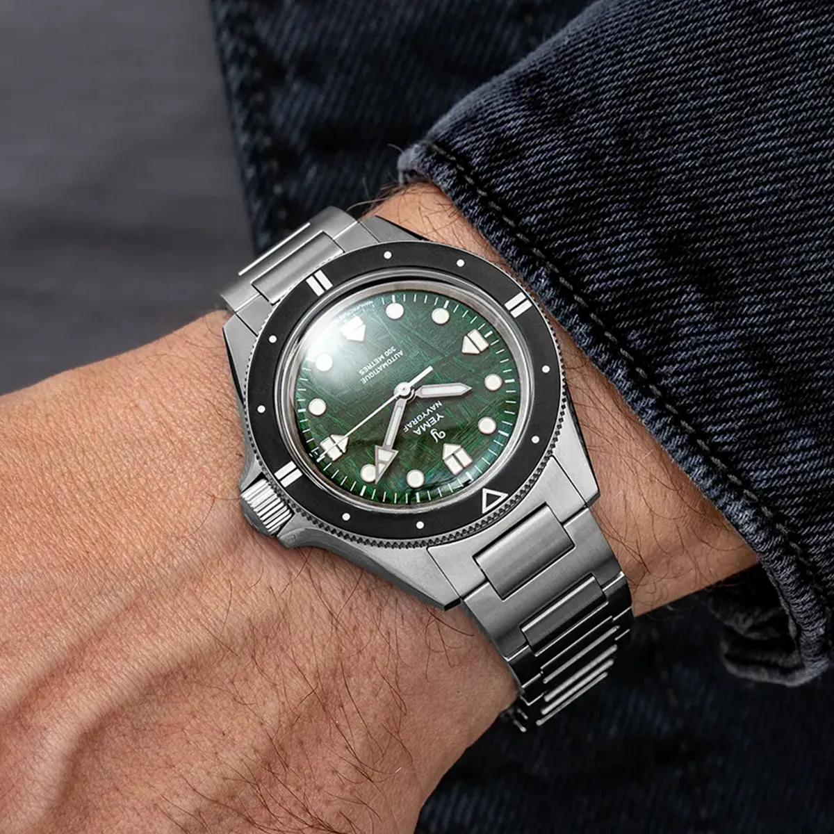 Montre Yema : Navygraf Meteorite Vert CMM.10
