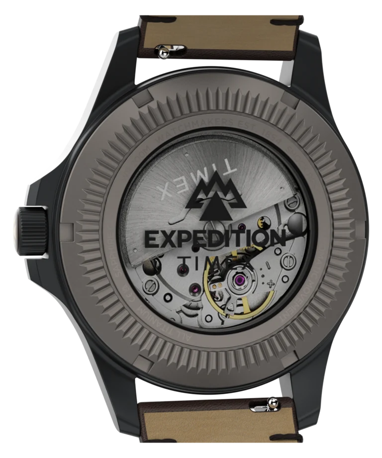Timex : Expedition Field Post Titanium automatique noir 41 mm, vue de présentation