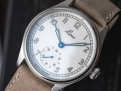 MONTRE LACO : NAVY WATCHES CUXHAVEN 39 BLANC 862168