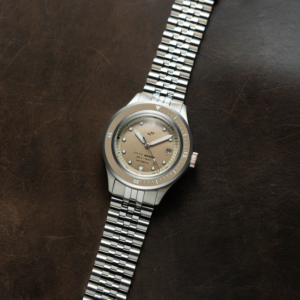RELOJ AV86: 1956 MARINO AUTOMÁTICO BEIGE