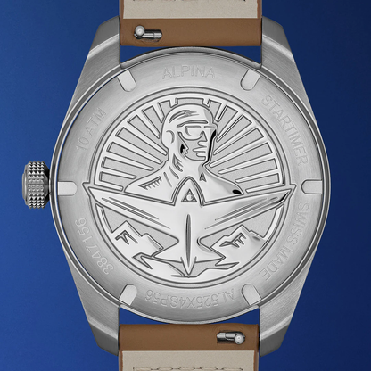 MONTRE ALPINA : STARTIMER PILOT AUTOMATIQUE BLEU AL-525NW4S36